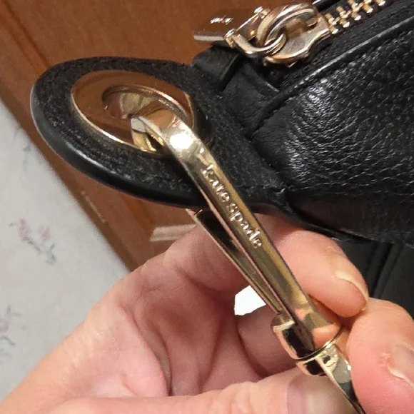 Kate Spade Black Pebbled Leather Crossbody with 2 Different Straps - Picture 5 of 16